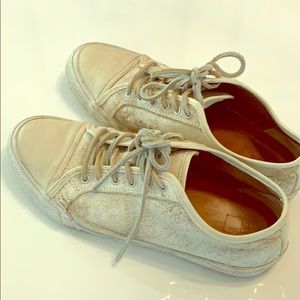 Frye low lace canvas sneakers